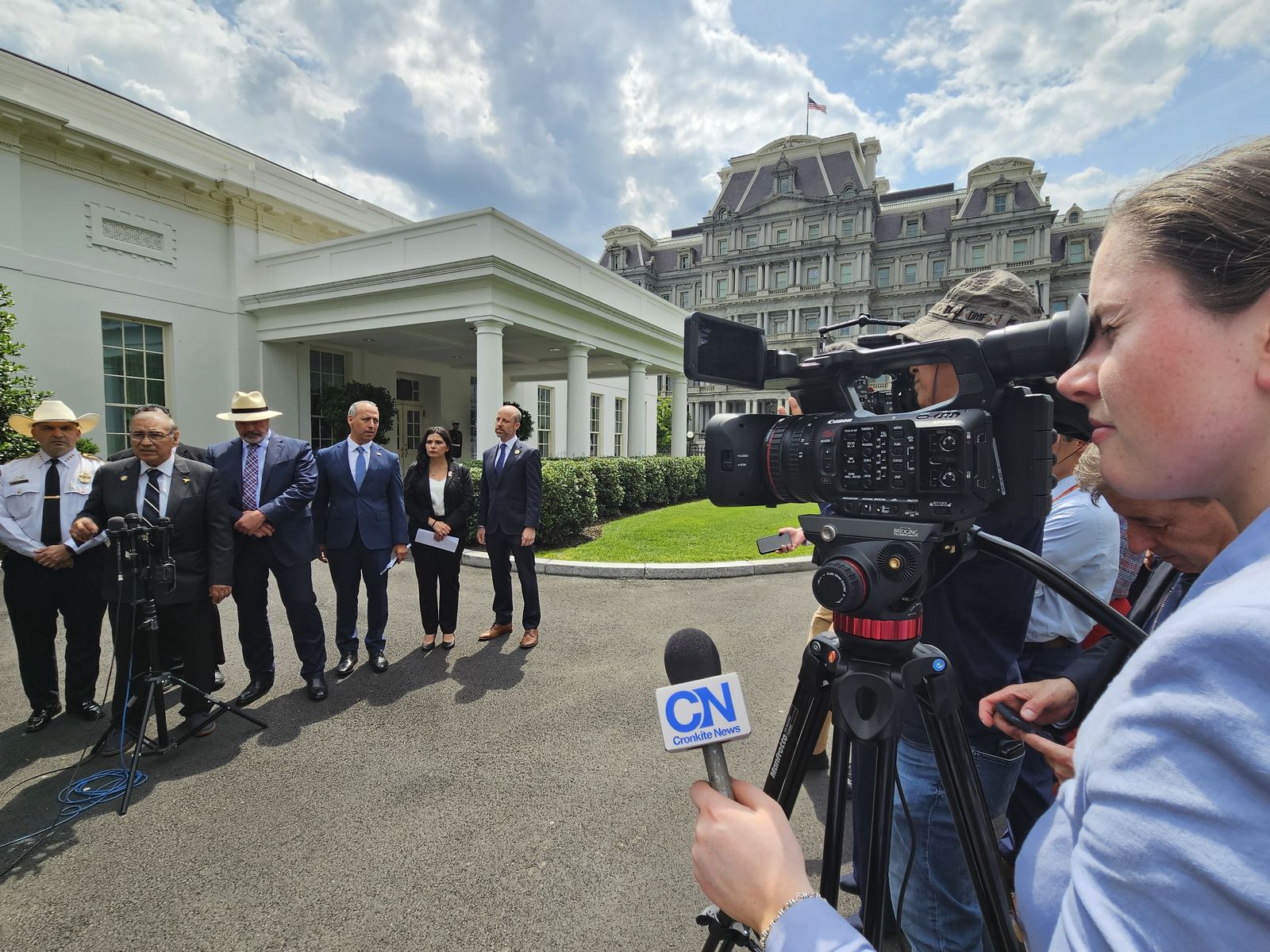 Covering the Biden Border Plan press conference, The White House · 2024